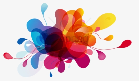 Splash Image With Transparent - Gotas De Colores Png, Png Download, Transparent PNG