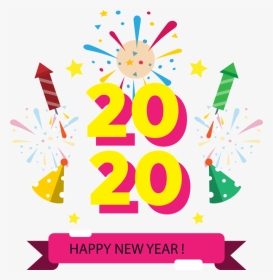 Happy New Year 2020 Png, Transparent Png, Transparent PNG