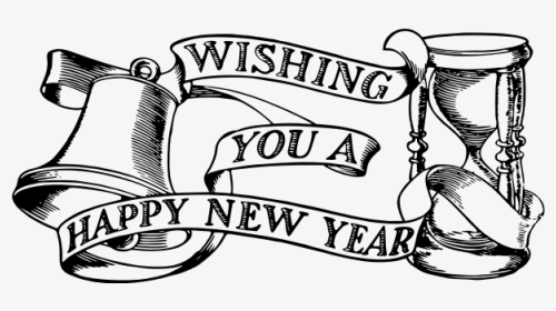 Happy New Year Banner - Happy New Year 2020 Drawing, HD Png Download, Transparent PNG