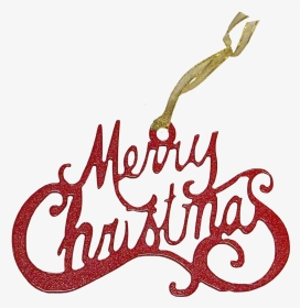 Merry Christmas Png Sparkle - Calligraphy, Transparent Png, Transparent PNG