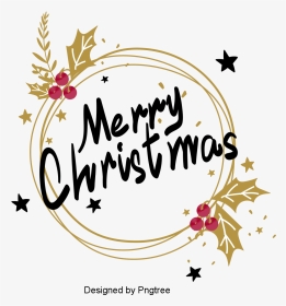 Merry Clipart Simple - Transparent Simple Christmas Png, Png Download, Transparent PNG