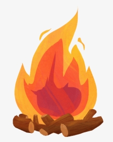 Animated Campfire Gif, HD Png Download, Transparent PNG