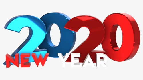 Colorful 3d Happy New Year 2020 Png Transparent Images - Happy New Year Png 2020, Png Download, Transparent PNG