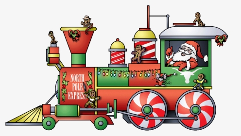 Cartoon Images Of Christmas Train, HD Png Download, Transparent PNG