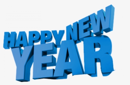 Happy New Year Png Blue, Transparent Png, Transparent PNG