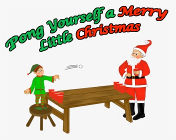 Pong Yourself A Merry Little Christmas - Merry Christmas Ping Pong, HD Png Download, Transparent PNG