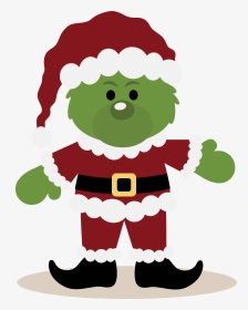 Christmas Printables, Christmas Cards, Svg Cuts, Green - Cartoon, HD Png Download, Transparent PNG