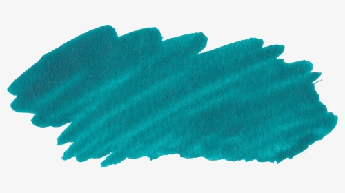 Turquoise Brush Stroke Png, Transparent Png, Transparent PNG