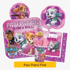 Paw Patrol Pink - Skye Paw Patrol Party Supplies, HD Png Download, Transparent PNG