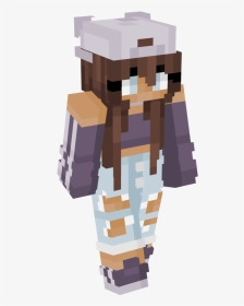Realistic Minecraft Girl Skins, HD Png Download , Transparent Png Image ...