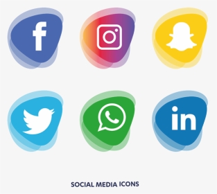 Social Media Icons Set - Vector Facebook Icon Png, Transparent Png, Transparent PNG