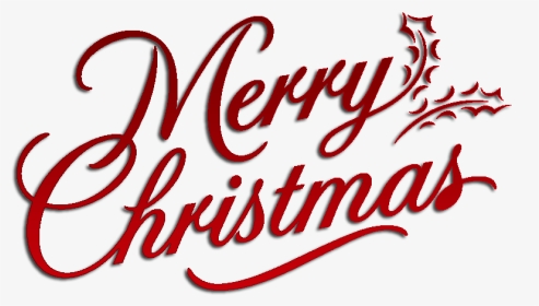 Merry Christmas Text Clipart Script - Calligraphy, HD Png Download, Transparent PNG