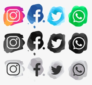 Social Media Marketing - Transparent Background Social Media Icons Png, Png Download, Transparent PNG
