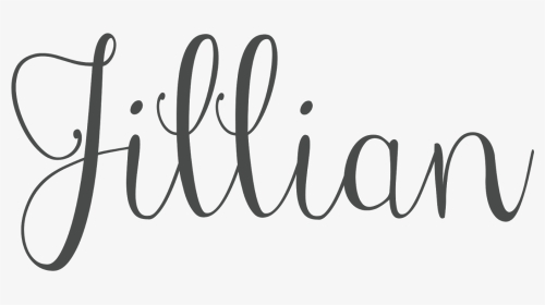 Jillian In Fancy Font, HD Png Download, Transparent PNG