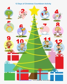Transparent 12 Days Of Christmas Png - Clipart 12 Days Of Christmas, Png Download, Transparent PNG