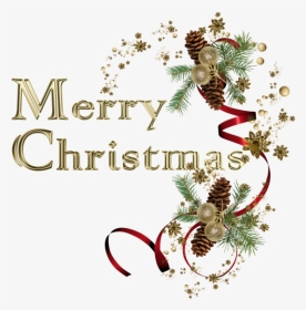 Merry Christmas Png Glitter - Merry Christmas Glitter Png, Transparent Png, Transparent PNG