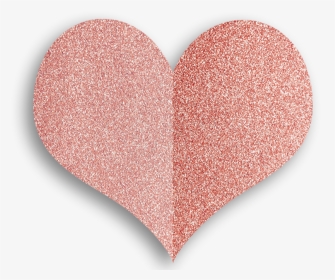 #love #heart #rosegold #pink #colorsplash #glitter - Heart, HD Png Download, Transparent PNG