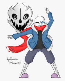 Thumb Image - Undertale Sans With Papyrus Scarf, HD Png Download, Transparent PNG