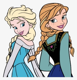 Frozen Anna And Elsa Clipart, HD Png Download, Transparent PNG