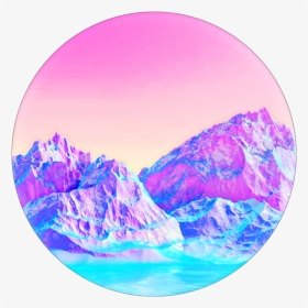 Mountains Vaporwave , Png Download, Transparent Png, Transparent PNG