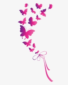 Vector Pink Butterfly Png, Transparent Png, Transparent PNG