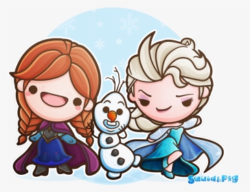 Picture Library Download Frozen Vector Tsum - Kawaii Frozen, HD Png Download, Transparent PNG