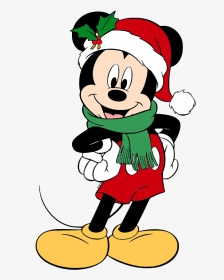 Santa Mickey Mouse Christmas, HD Png Download, Transparent PNG