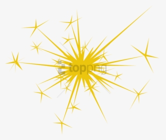 Fireworks Png Gold Image With Transparent Background - Sparkle Clip Art, Png Download, Transparent PNG