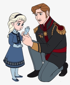 Free Family Friends Cliparts - Elsa And Her Dad, HD Png Download, Transparent PNG