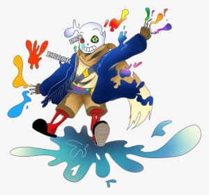 Ink And Error Sans Fusion, HD Png Download, Transparent PNG
