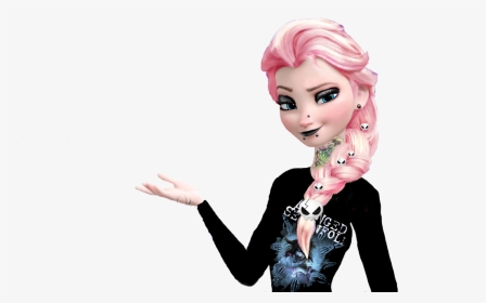 Kind Of Punk Elsa - Transparent Elsa Frozen Png, Png Download, Transparent PNG