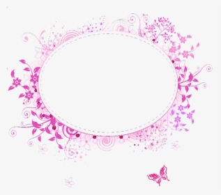 Pink Round Frame Png - Round Pink Transparent Frame, Png Download, Transparent PNG