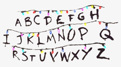 Lights Clipart Stranger Thing - Calligraphy, HD Png Download, Transparent PNG