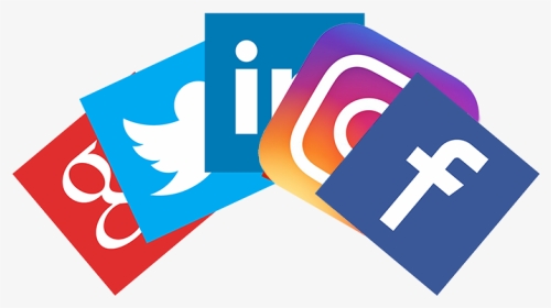 Facebook Instagram Twitter Linkedin, HD Png Download, Transparent PNG