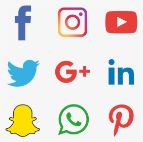 Social Media Logos Vector Png, Transparent Png, Transparent PNG