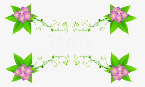 Spring Flowers Clipart Clear Background - Spring Decorations Clipart, HD Png Download, Transparent PNG