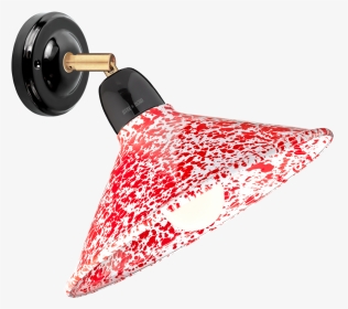 Red Enamel Elbow Black Ceramic Lamp - Earrings, HD Png Download, Transparent PNG