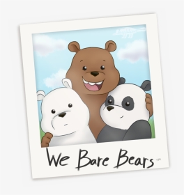 We Bare Bears Selfie, Hd Png Download - Polaroid We Bare Bears, Transparent Png, Transparent PNG