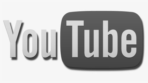 Youtube Logo Black And White Png , Png Download - Youtube, Transparent Png, Transparent PNG