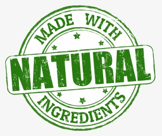 Natural, Circle, Made With Natural Ingredients Logo - Label, HD Png Download, Transparent PNG