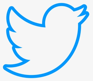 Edtechteacher Bird Blue Twitterbirdoutlineblue - White Twitter Bird Transparent, HD Png Download, Transparent PNG
