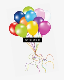 Birthday Balloons Transparent Background , Transparent - Birthday Balloon Transparent Background, HD Png Download, Transparent PNG