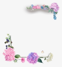 #mq #flower #flowers #border #borders #frame #frames - Square Floral Frame Png, Transparent Png, Transparent PNG
