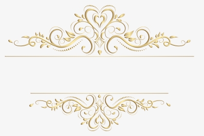 Png Design Decorative Png Design Decorative - Transparent Golden Flower Png, Png Download, Transparent PNG