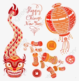 Chinese Clipart New Year - Chinese New Year Png, Transparent Png, Transparent PNG