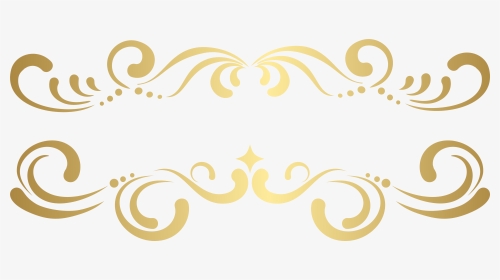 Gold Transparent Image Gallery - Decorative Ornaments Ornaments Png, Png Download, Transparent PNG
