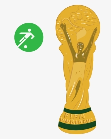 Cup Transparent Soccer - World Cup Trophy Animated Gif, HD Png Download, Transparent PNG