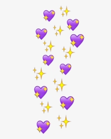 #purple #heart #hearts #emoji #emojis #heartemoji #aesthetic - Overlays Png Aesthetic, Transparent Png, Transparent PNG