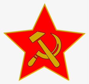 Free Hammer And Sickle In Star - Communism Clipart, HD Png Download, Transparent PNG