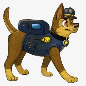 Paw Patrol Chase Fan Art, HD Png Download, Transparent PNG